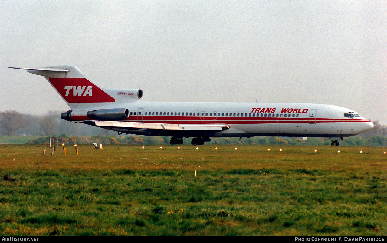 Aircraft Photo of N54332 | Boeing 727-231 | Trans World Airlines - TWA | AirHistory.net #732966