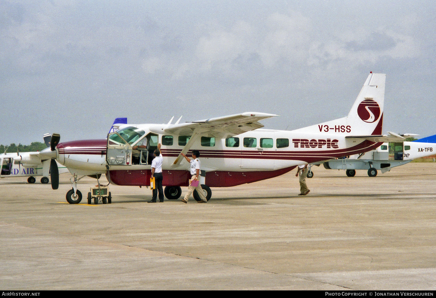 Aircraft Photo of V3-HSS | Cessna 208B Grand Caravan | Tropic Air | AirHistory.net #732971