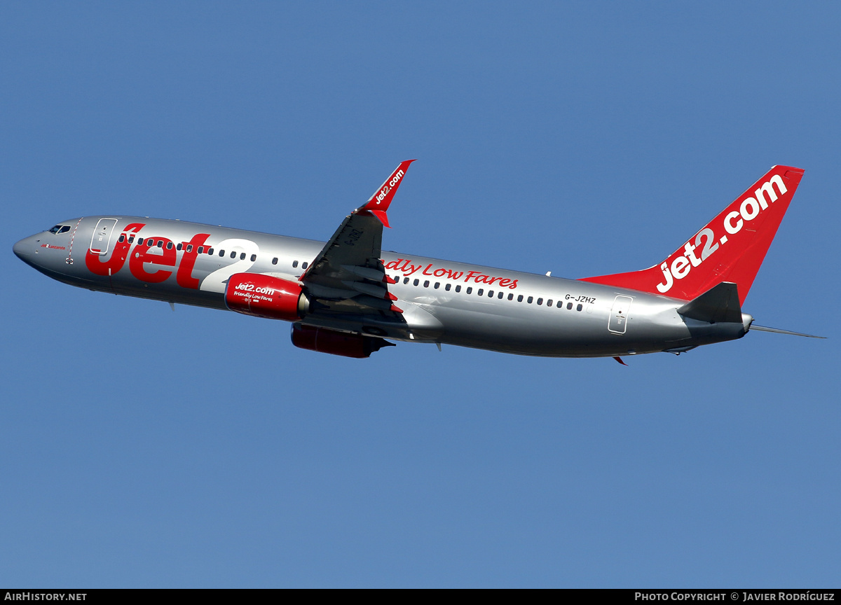 Aircraft Photo of G-JZHZ | Boeing 737-800 | Jet2 | AirHistory.net #733057