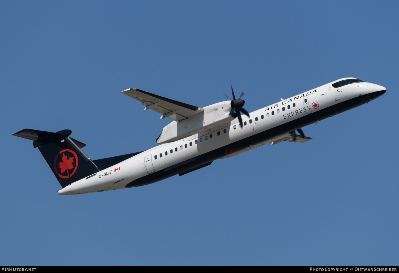 Aircraft Photo of C-GIJZ | Bombardier DHC-8-402 Dash 8 | Air Canada Express | AirHistory.net #733061