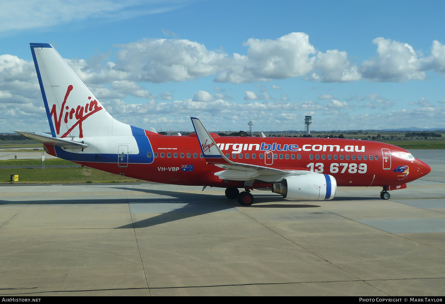 Aircraft Photo of VH-VBP | Boeing 737-7BX | Virgin Blue Airlines | AirHistory.net #733069
