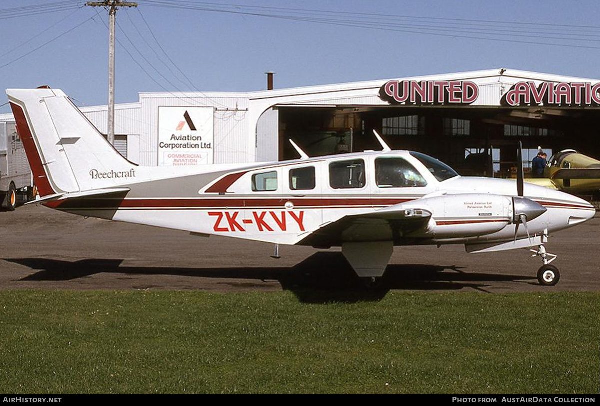 Aircraft Photo of ZK-KVY | Beech 58 Baron | AirHistory.net #733073