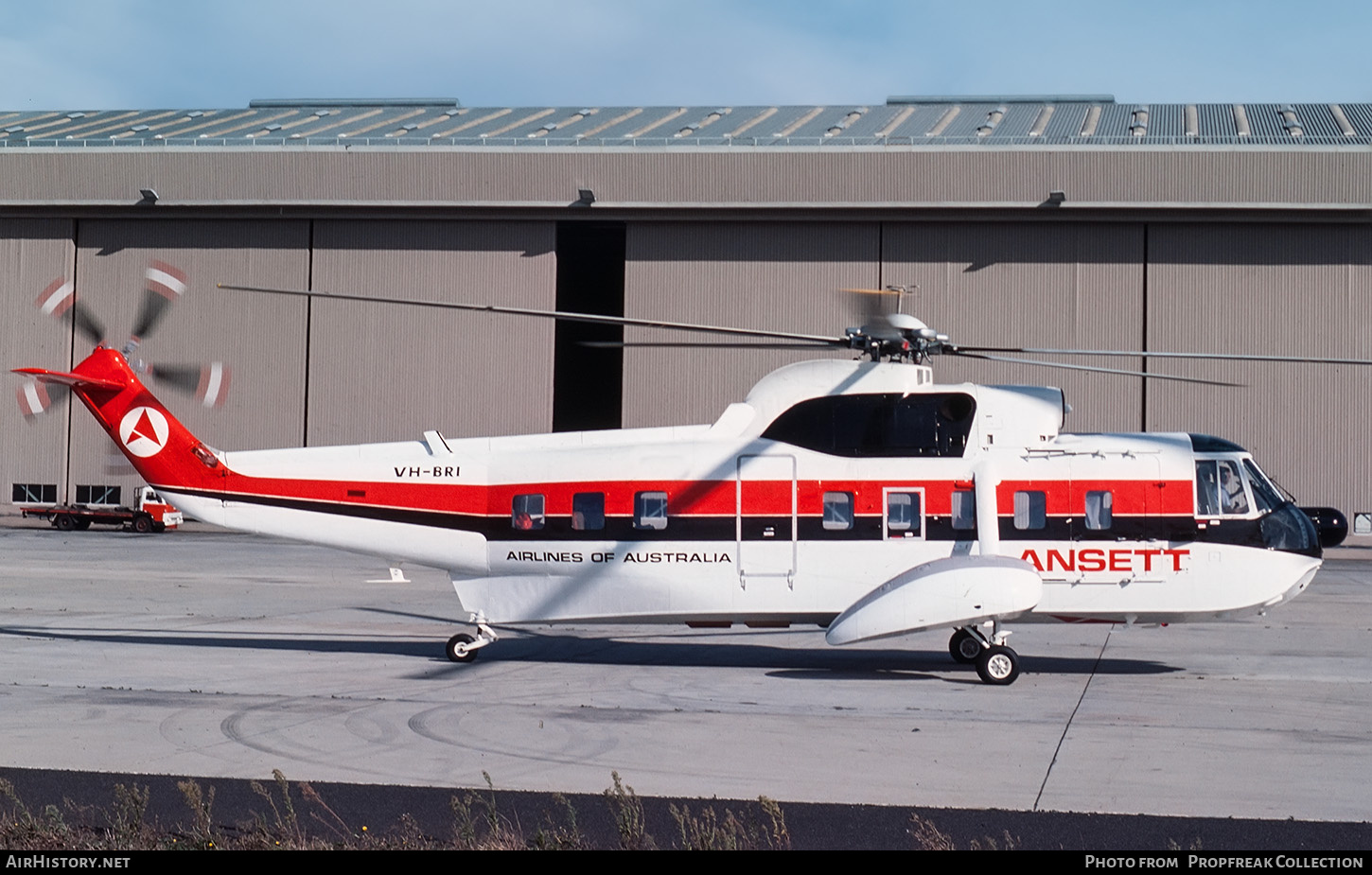 Aircraft Photo of VH-BRI | Sikorsky S-61N | Ansett Airlines of Australia | AirHistory.net #733091