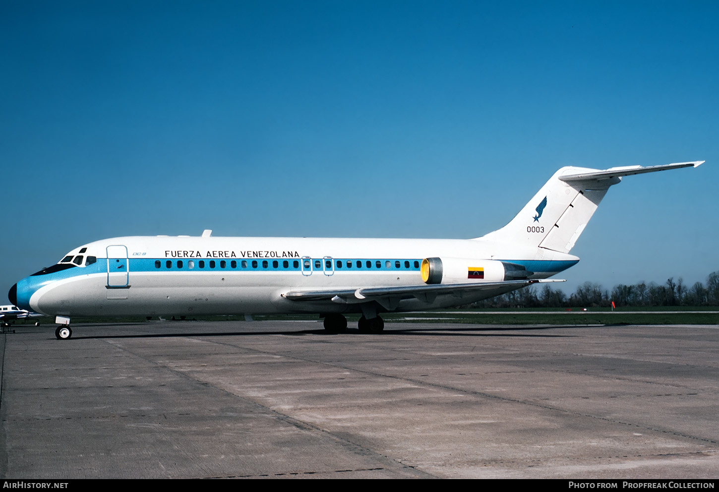 Aircraft Photo of 0003 | Douglas DC-9-15 | Venezuela - Air Force | AirHistory.net #733093