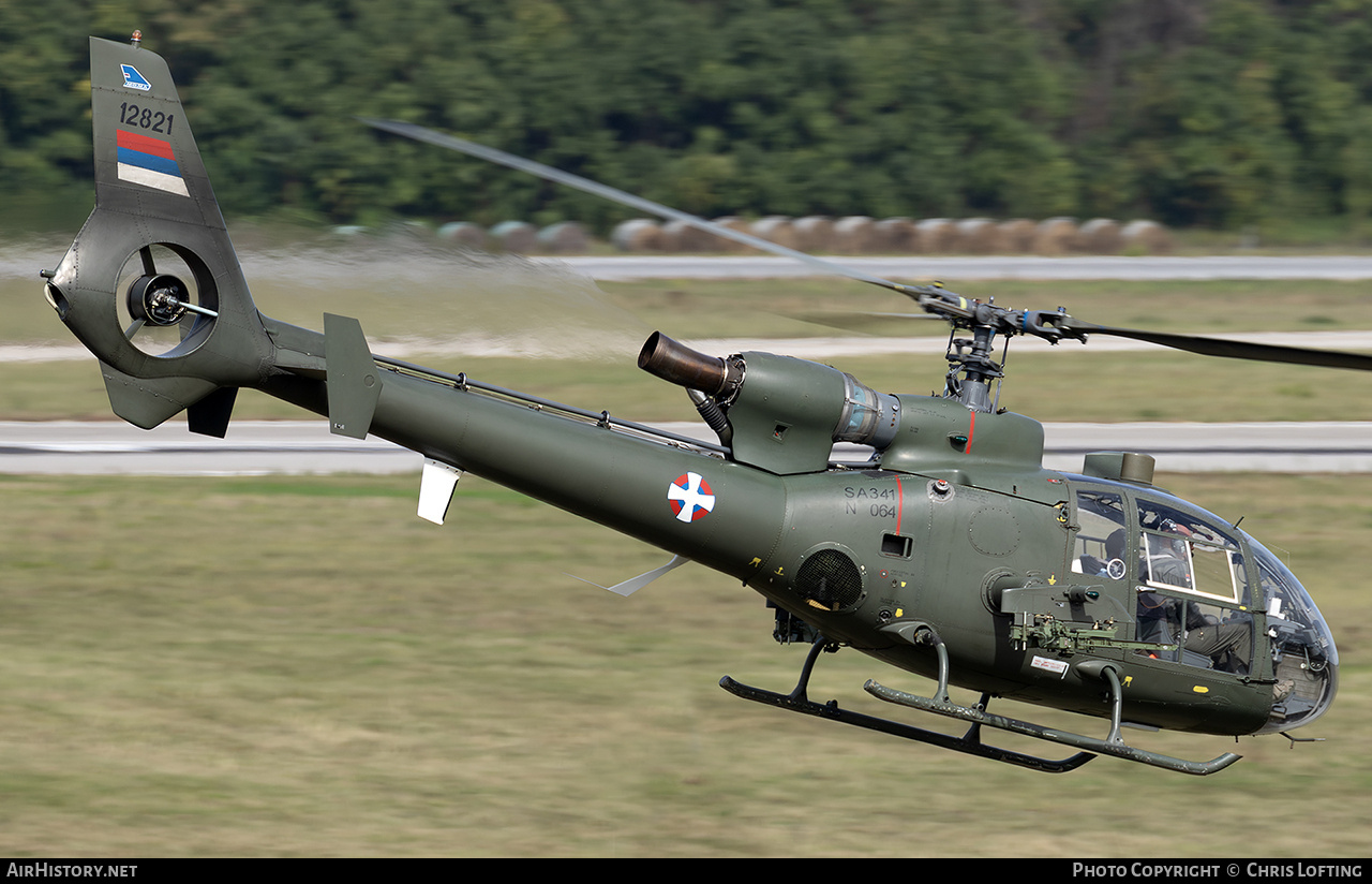 Aircraft Photo of 12821 | Sud SA-341 Gazelle | Serbia - Air Force | AirHistory.net #733104