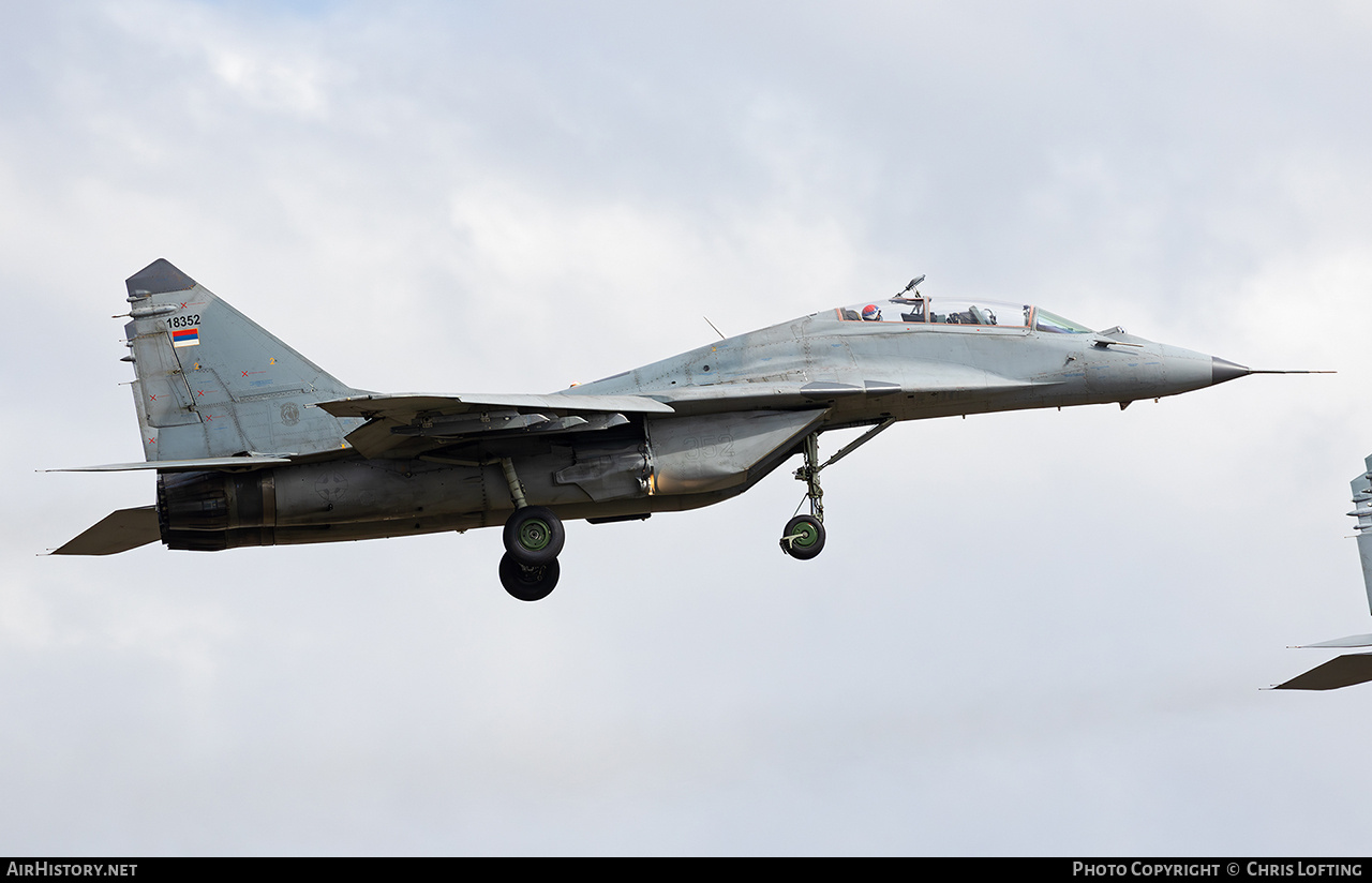 Aircraft Photo of 18352 | Mikoyan-Gurevich NL-18 | Serbia - Air Force | AirHistory.net #733111