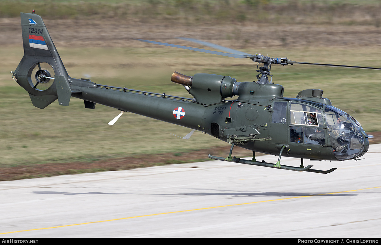 Aircraft Photo of 12914 | Aerospatiale SA-342L Gazelle | Serbia - Air Force | AirHistory.net #733129