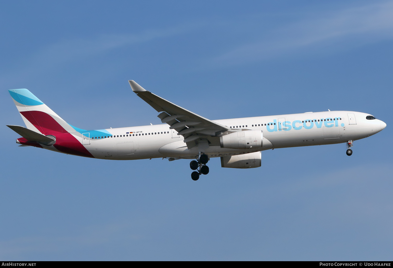 Aircraft Photo of D-AFYR | Airbus A330-343 | Discover Airlines | AirHistory.net #733147