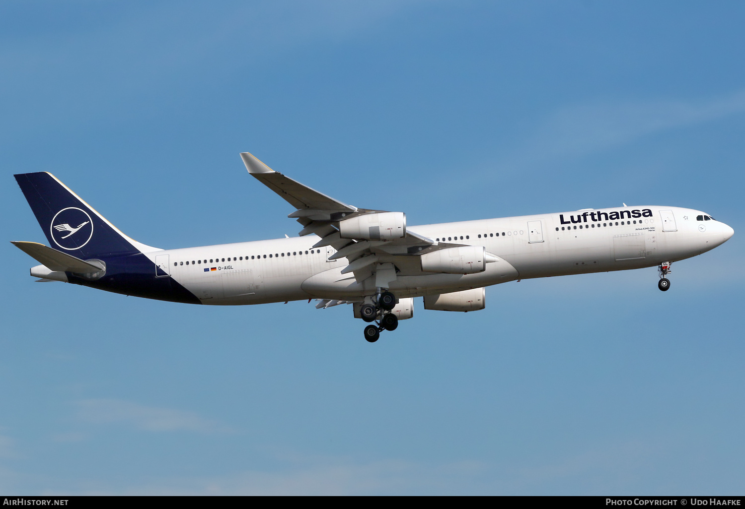 Aircraft Photo of D-AIGL | Airbus A340-313X | Lufthansa | AirHistory.net #733148