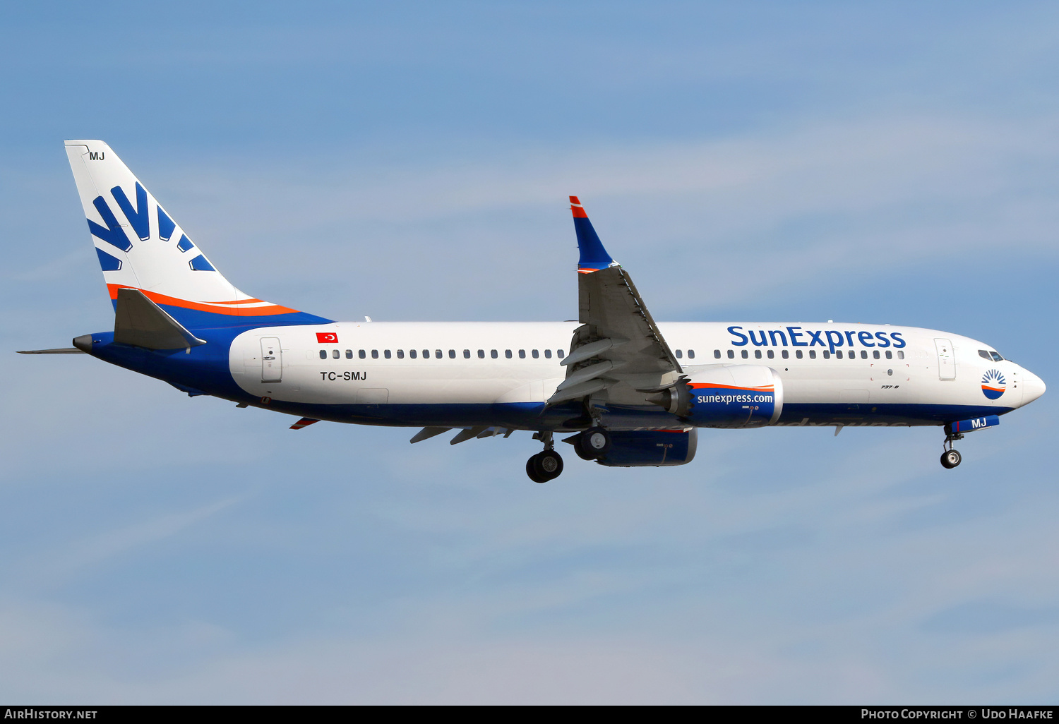 Aircraft Photo of TC-SMJ | Boeing 737-8 Max 8 | SunExpress | AirHistory.net #733150