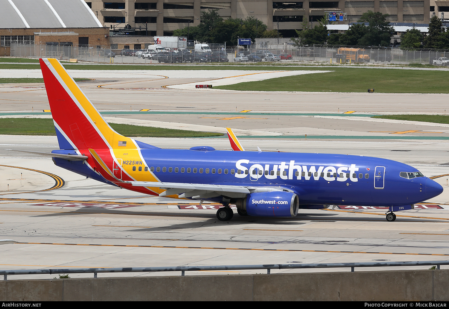 Aircraft Photo of N225WN | Boeing 737-7H4 | Southwest Airlines | AirHistory.net #733159