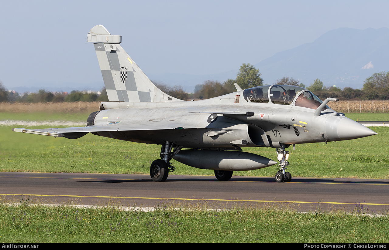 Aircraft Photo of 171 | Dassault Rafale B | Croatia - Air Force | AirHistory.net #733165