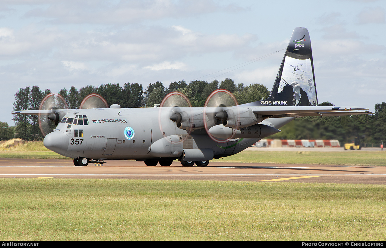 Aircraft Photo of 357 | Lockheed C-130H Hercules | Jordan - Air Force | AirHistory.net #733182