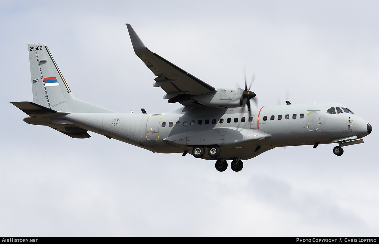 Aircraft Photo of 29502 | CASA C295MW | Serbia - Air Force | AirHistory.net #733195