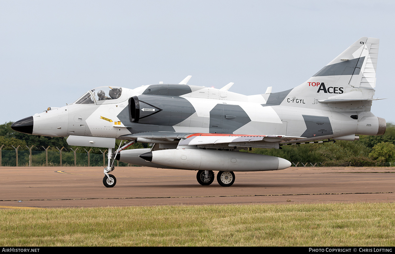 Aircraft Photo of C-FGYL | McDonnell Douglas A-4N Skyhawk II | Top Aces | AirHistory.net #733200