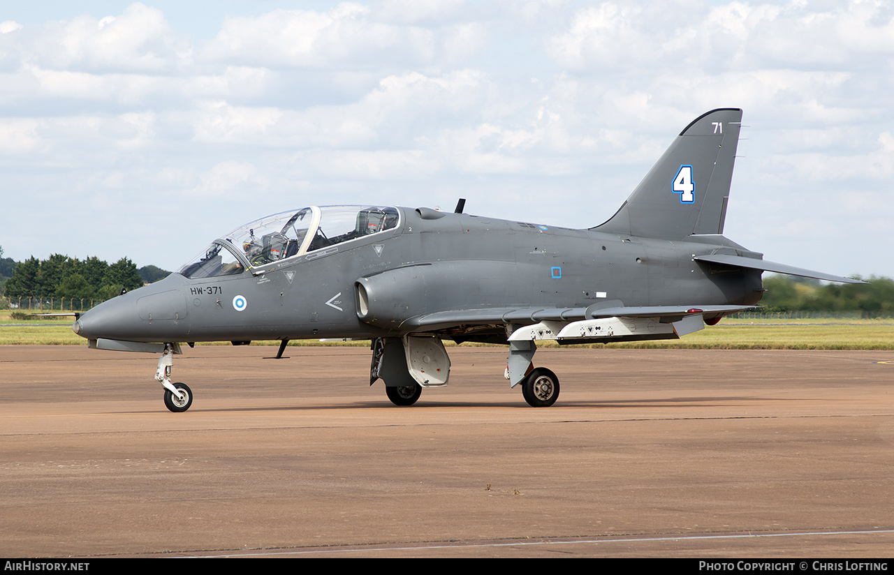 Aircraft Photo of HW-371 | British Aerospace Hawk 66 | Finland - Air Force | AirHistory.net #733207