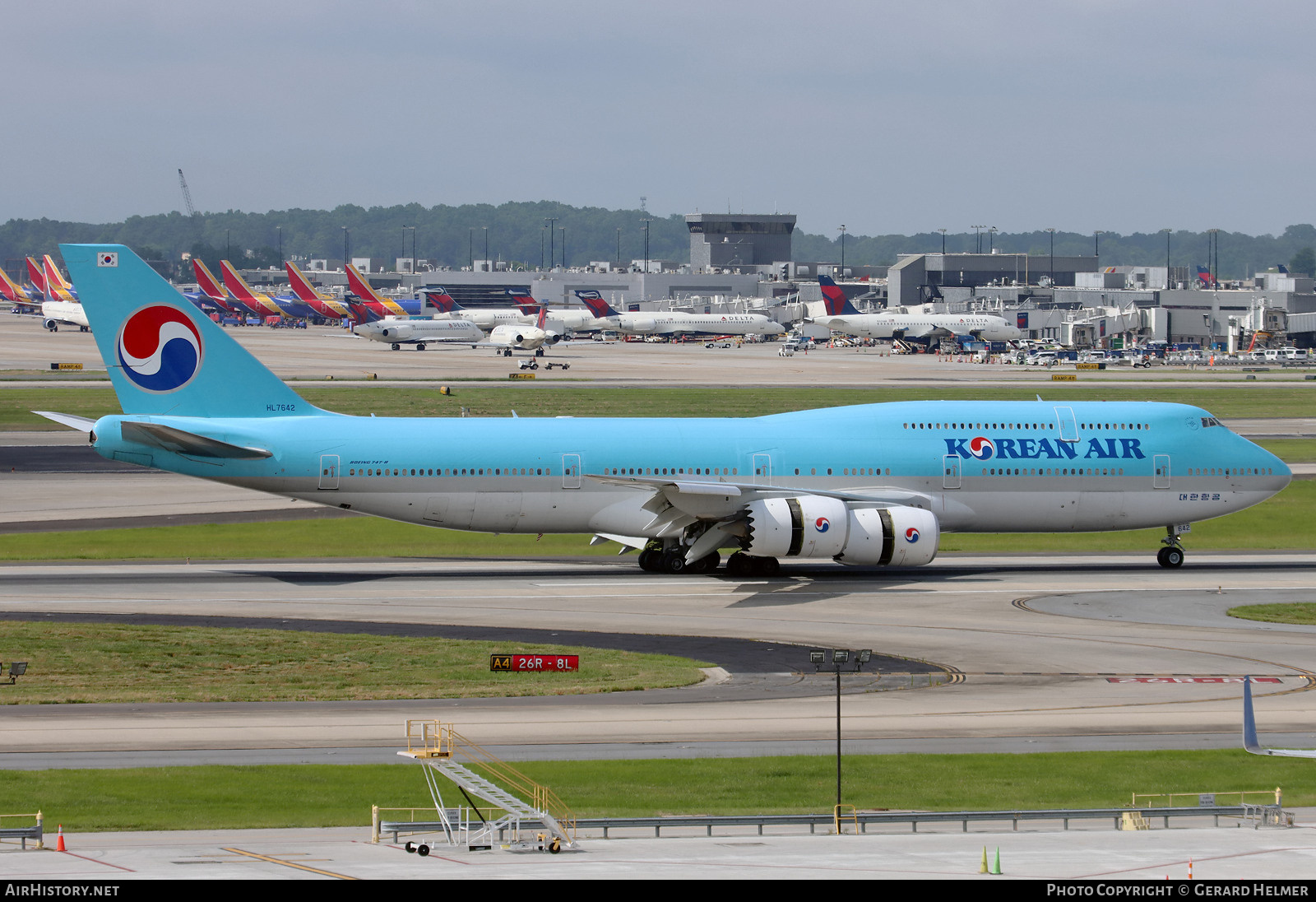 Aircraft Photo of HL7642 | Boeing 747-8I | Korean Air | AirHistory.net #733239