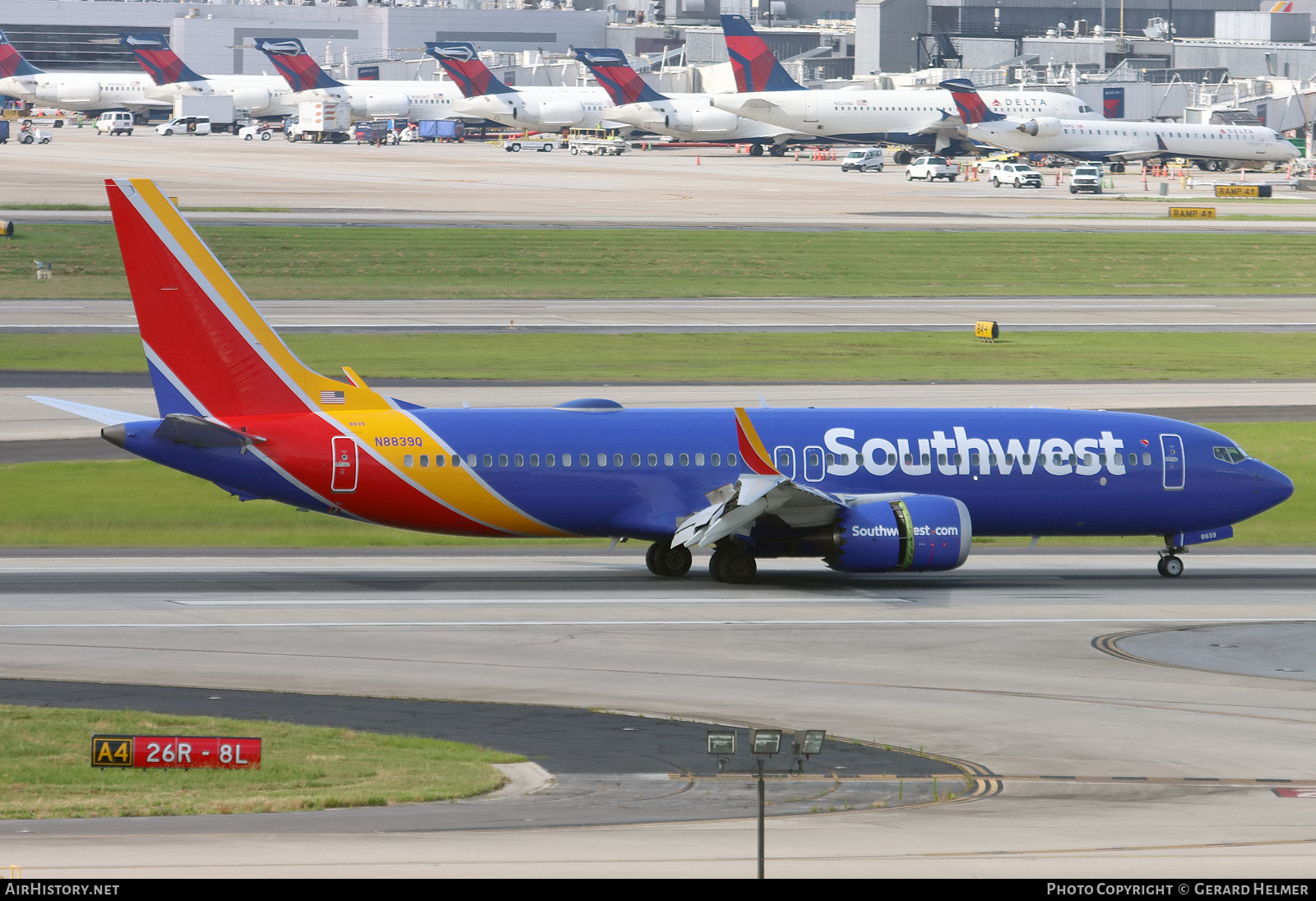 Aircraft Photo of N8839Q | Boeing 737-8 Max 8 | Southwest Airlines | AirHistory.net #733253