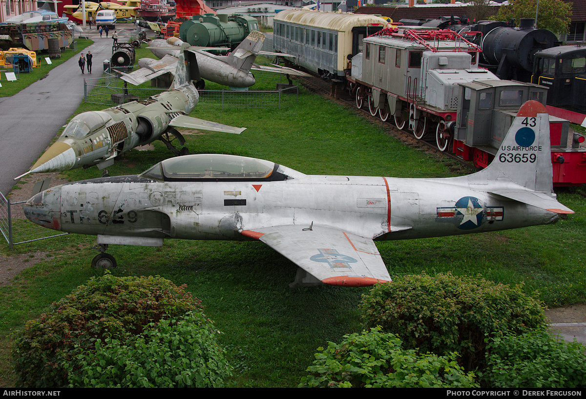 Aircraft Photo of 56-3659 / 63659 | Lockheed T-33A | USA - Air Force | AirHistory.net #733287