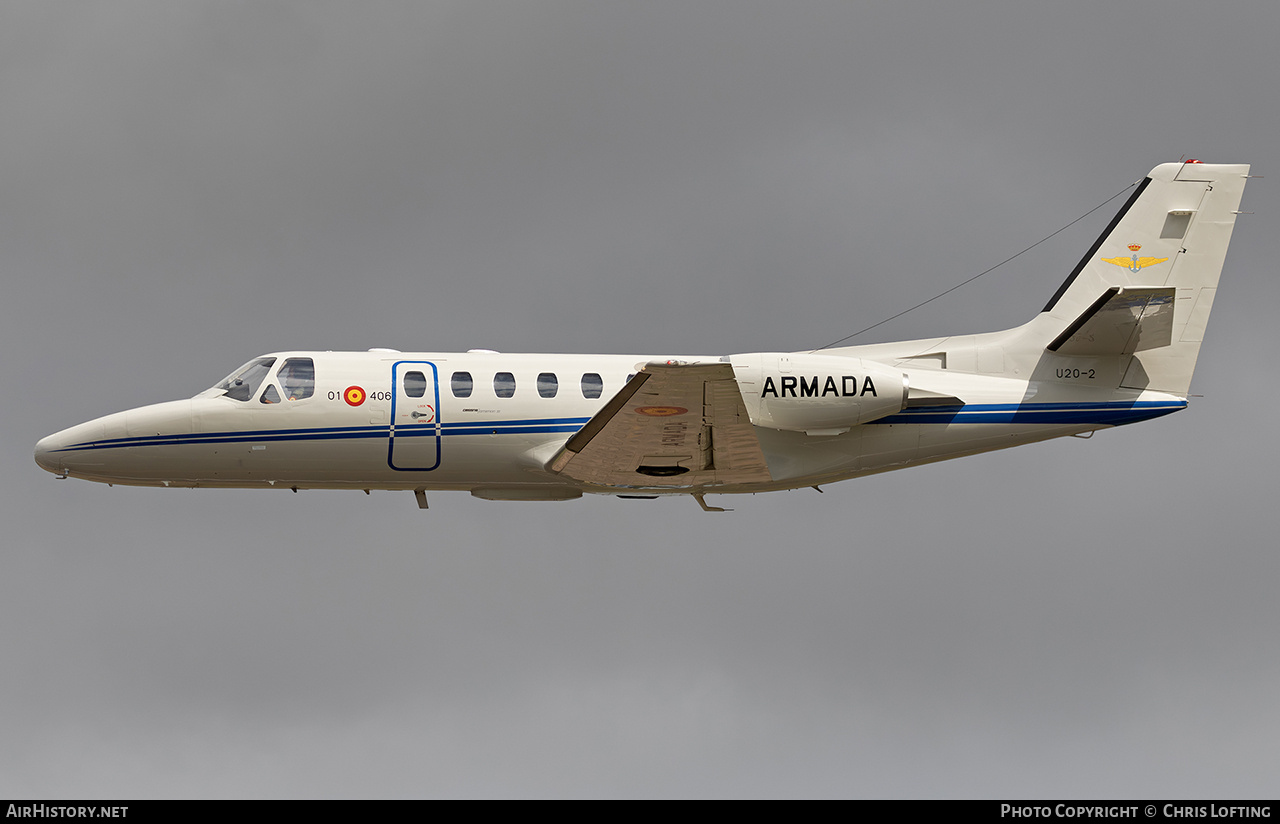 Aircraft Photo of U.20-2 | Cessna 550 Citation II | Spain - Navy | AirHistory.net #733290