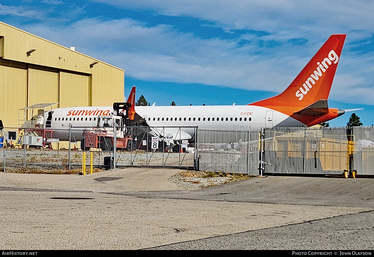 Aircraft Photo of C-FZXI | Boeing 737-8 Max 8 | Sunwing Airlines | AirHistory.net #733357