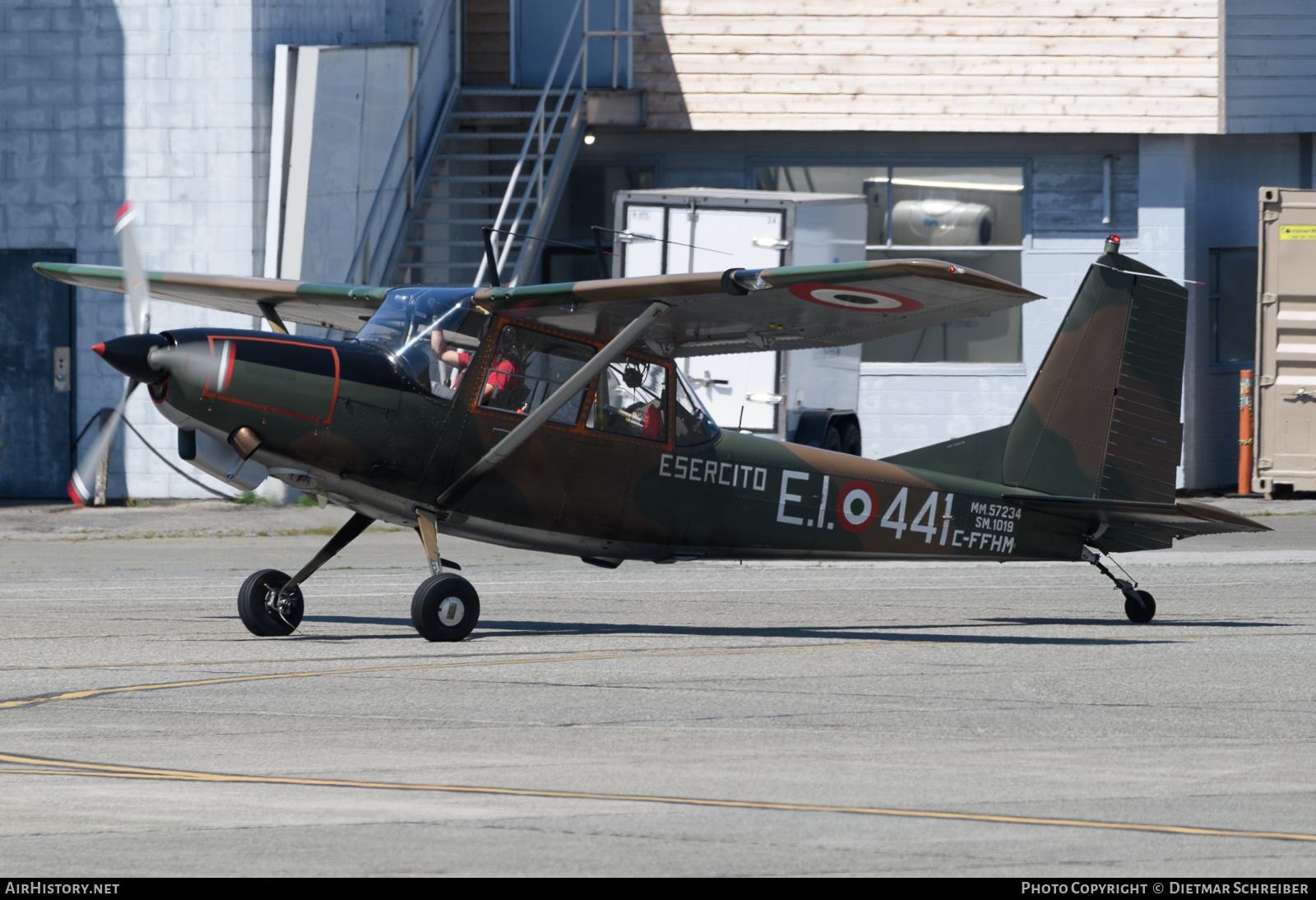 Aircraft Photo of C-FFHM / MM57234 | SIAI-Marchetti SM-1019 | Italy - Army | AirHistory.net #733371