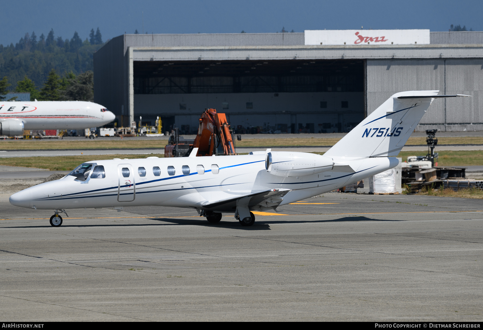 Aircraft Photo of N751JS | Cessna 525B CitationJet CJ3 | AirHistory.net #733397