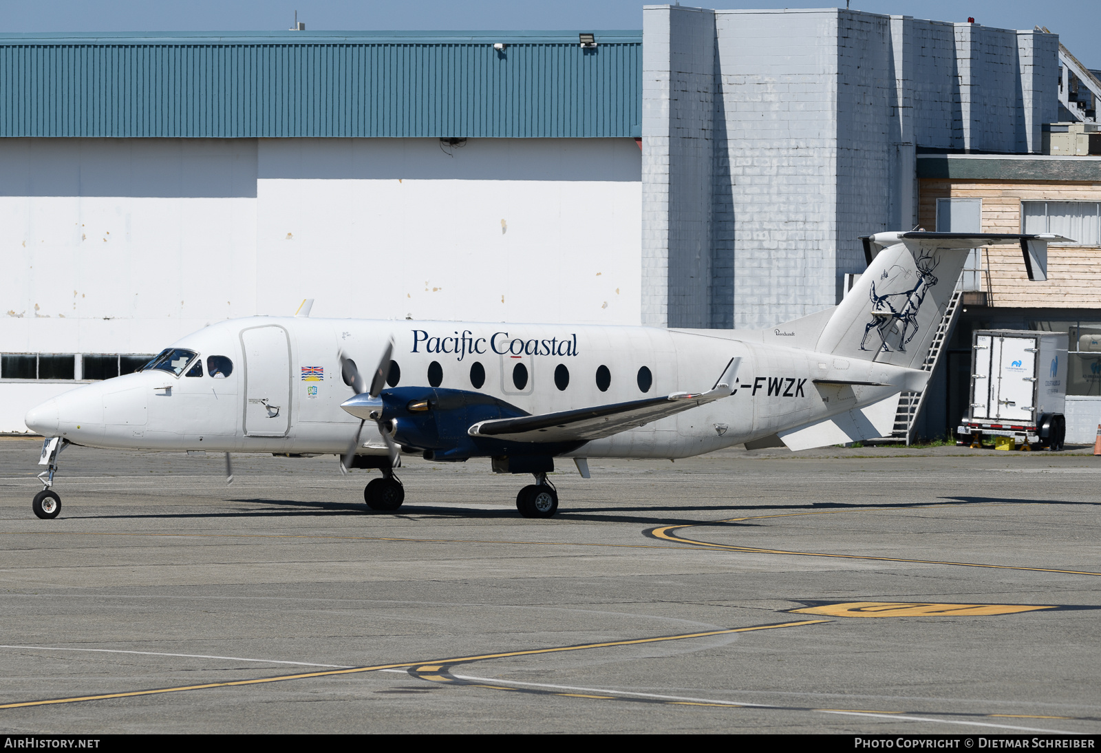 Aircraft Photo of C-FWZK | Beech 1900D | Pacific Coastal Airlines | AirHistory.net #733414