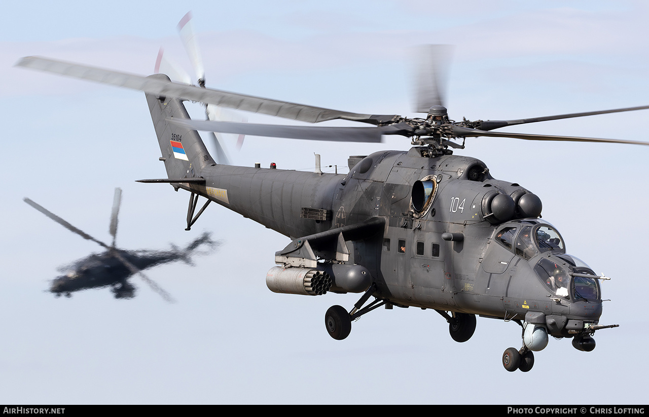 Aircraft Photo of 35104 | Mil Mi-35M | Serbia - Air Force | AirHistory.net #733426