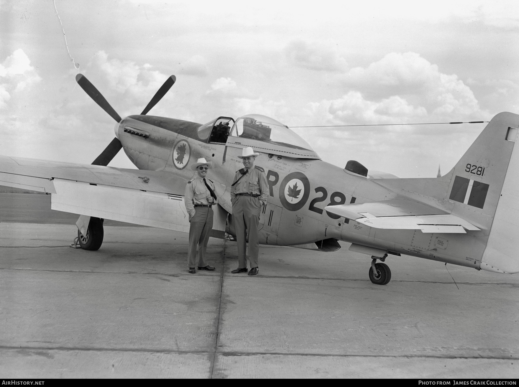 Aircraft Photo of 9281 | North American P-51D Mustang Mk4 | Canada - Air Force | AirHistory.net #733432