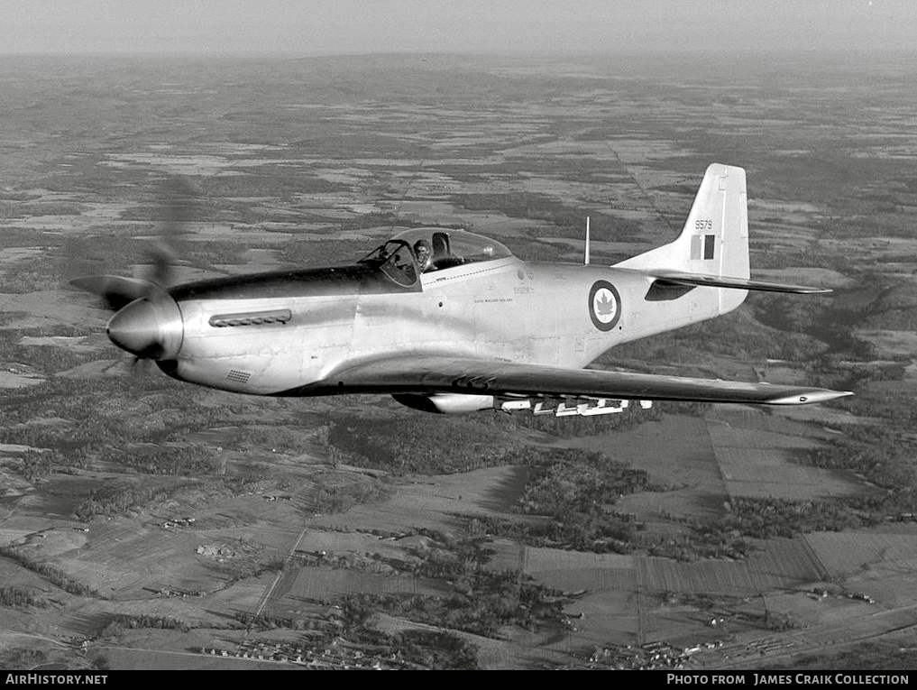 Aircraft Photo of 9579 | North American P-51D Mustang Mk4 | Canada - Air Force | AirHistory.net #733462