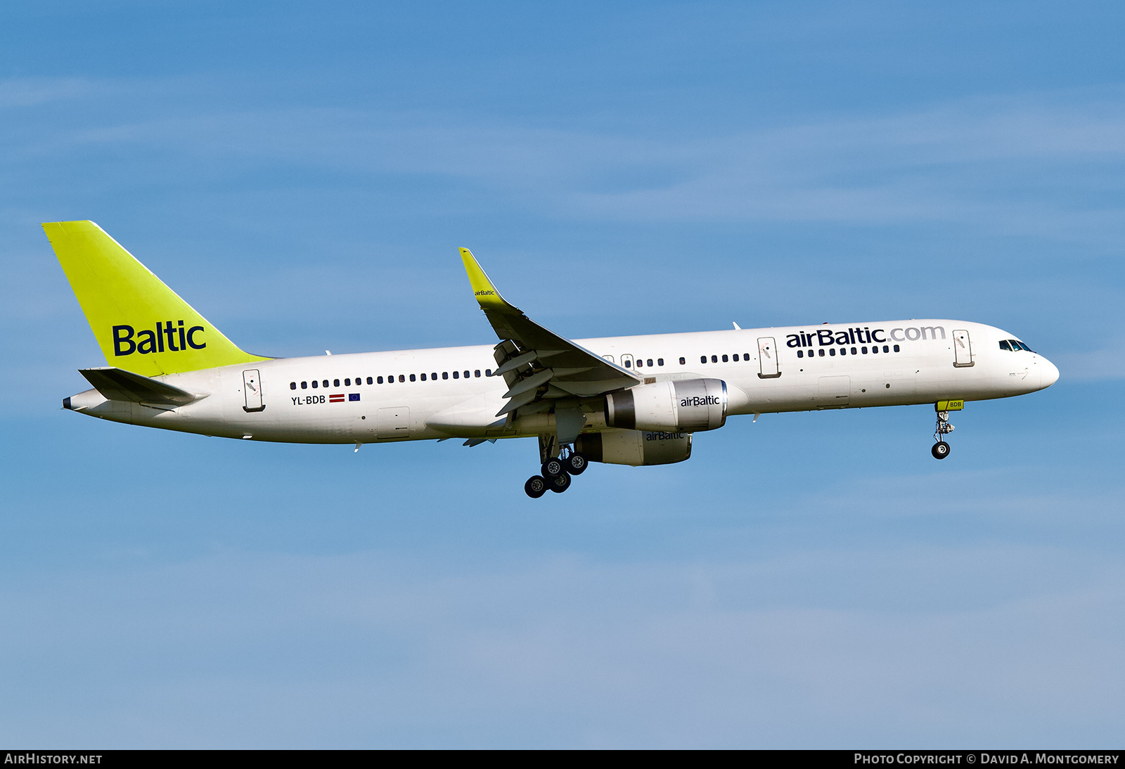 Aircraft Photo of YL-BDB | Boeing 757-256 | AirBaltic | AirHistory.net #733467