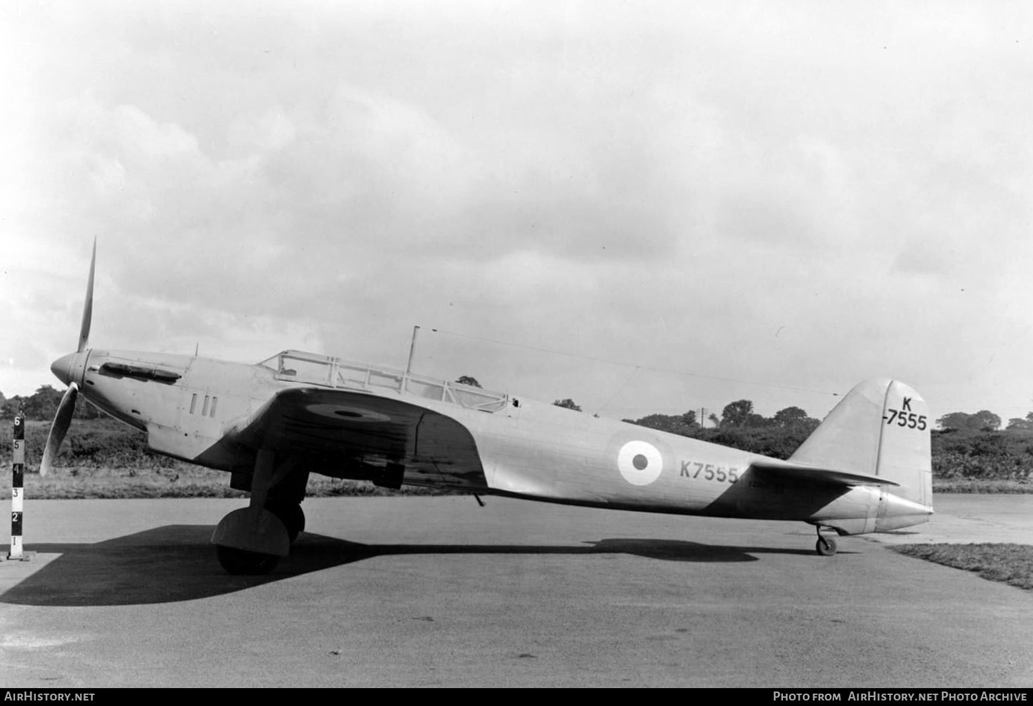 Aircraft Photo of K7555 | Fairey P.4/34 | UK - Air Force | AirHistory.net #733492