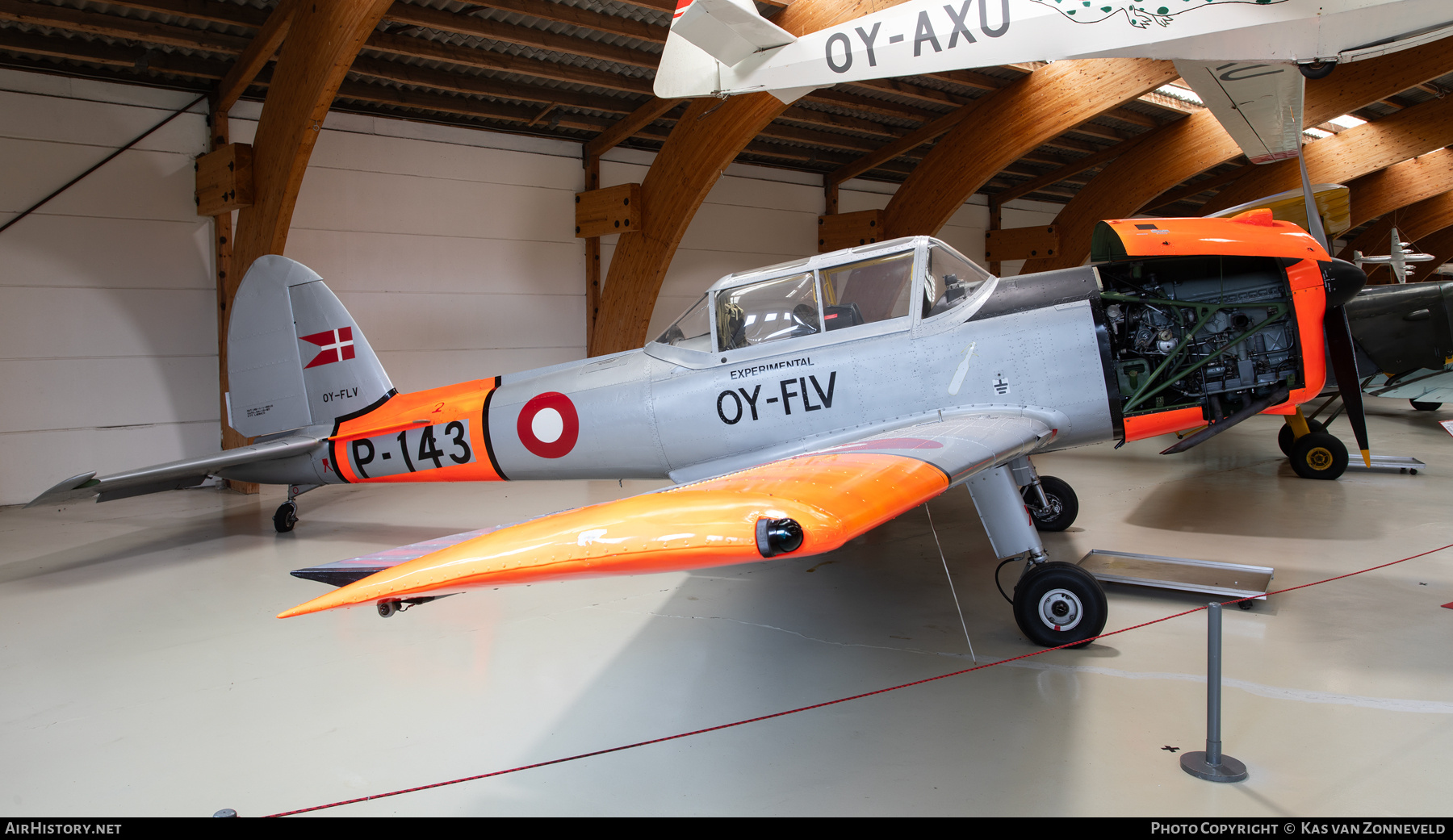 Aircraft Photo of OY-FLV / P-143 | De Havilland DHC-1 Chipmunk 22 | Denmark - Air Force | AirHistory.net #733510