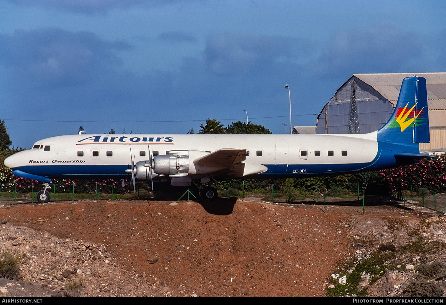 Aircraft Photo of EC-BDL / EC-BBT | Douglas DC-7C | Airtours International | AirHistory.net #733519