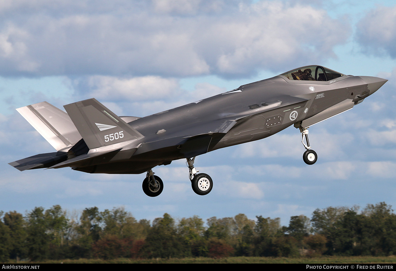 Aircraft Photo of 5505 | Lockheed Martin F-35A Lightning II | Norway - Air Force | AirHistory.net #733536