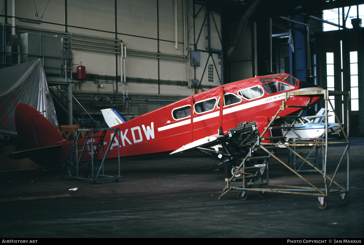 Aircraft Photo of G-AKDW | De Havilland D.H. 89A Dragon Rapide | AirHistory.net #733537