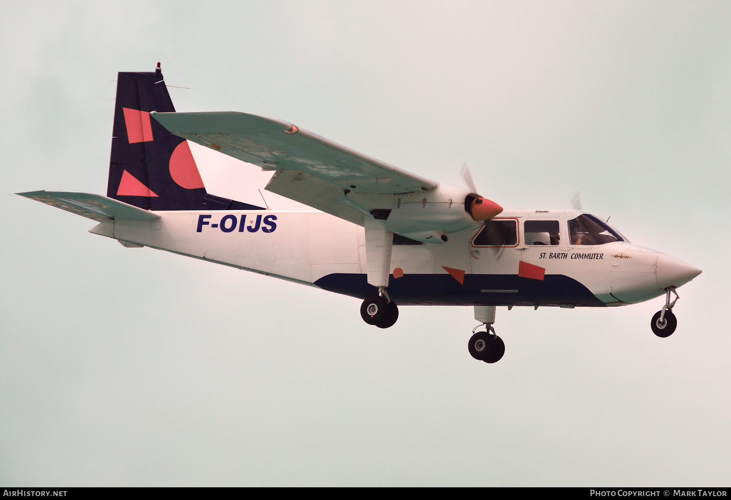 Aircraft Photo of F-OIJS | Pilatus Britten-Norman BN-2B-20 Islander | St. Barth Commuter | AirHistory.net #733545