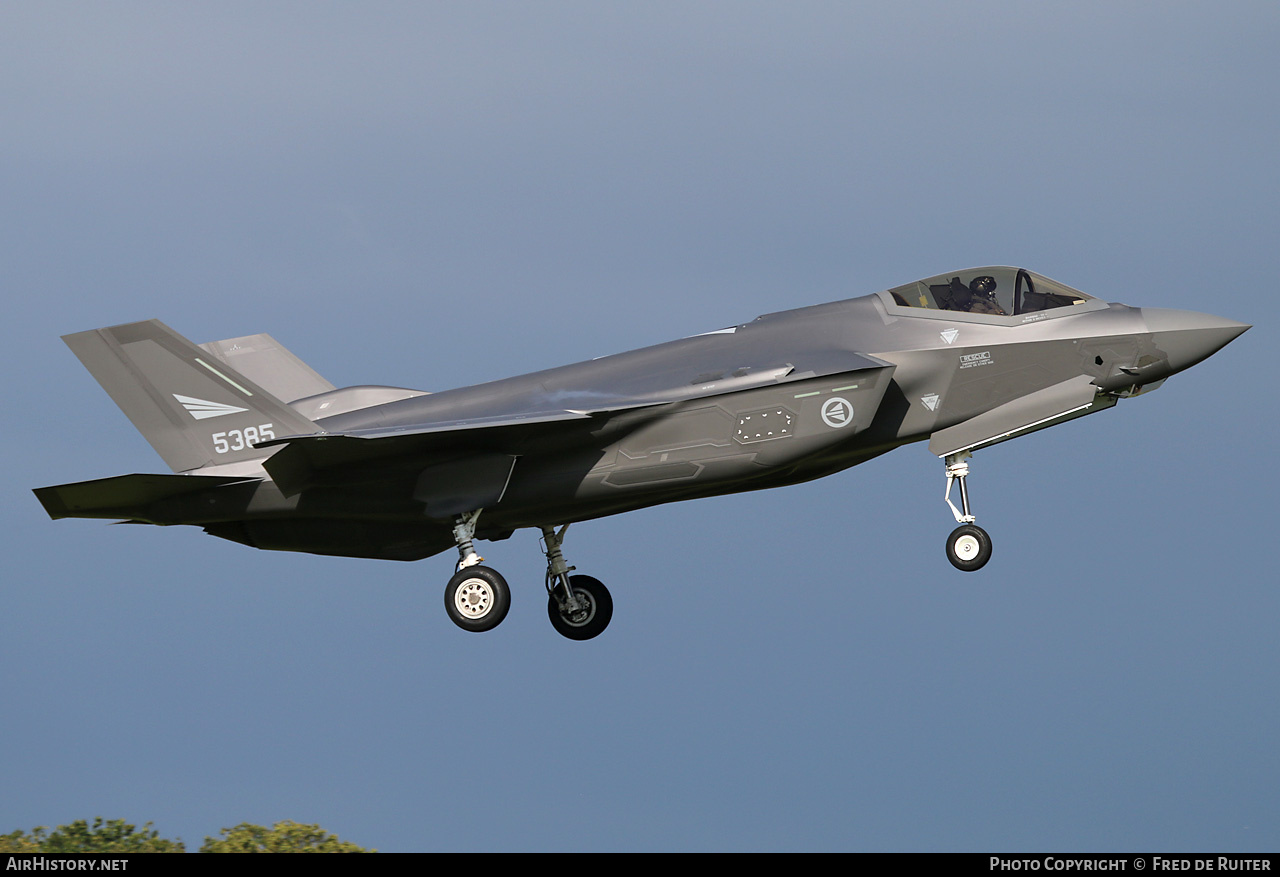 Aircraft Photo of 5385 | Lockheed Martin F-35A Lightning II | Norway - Air Force | AirHistory.net #733557