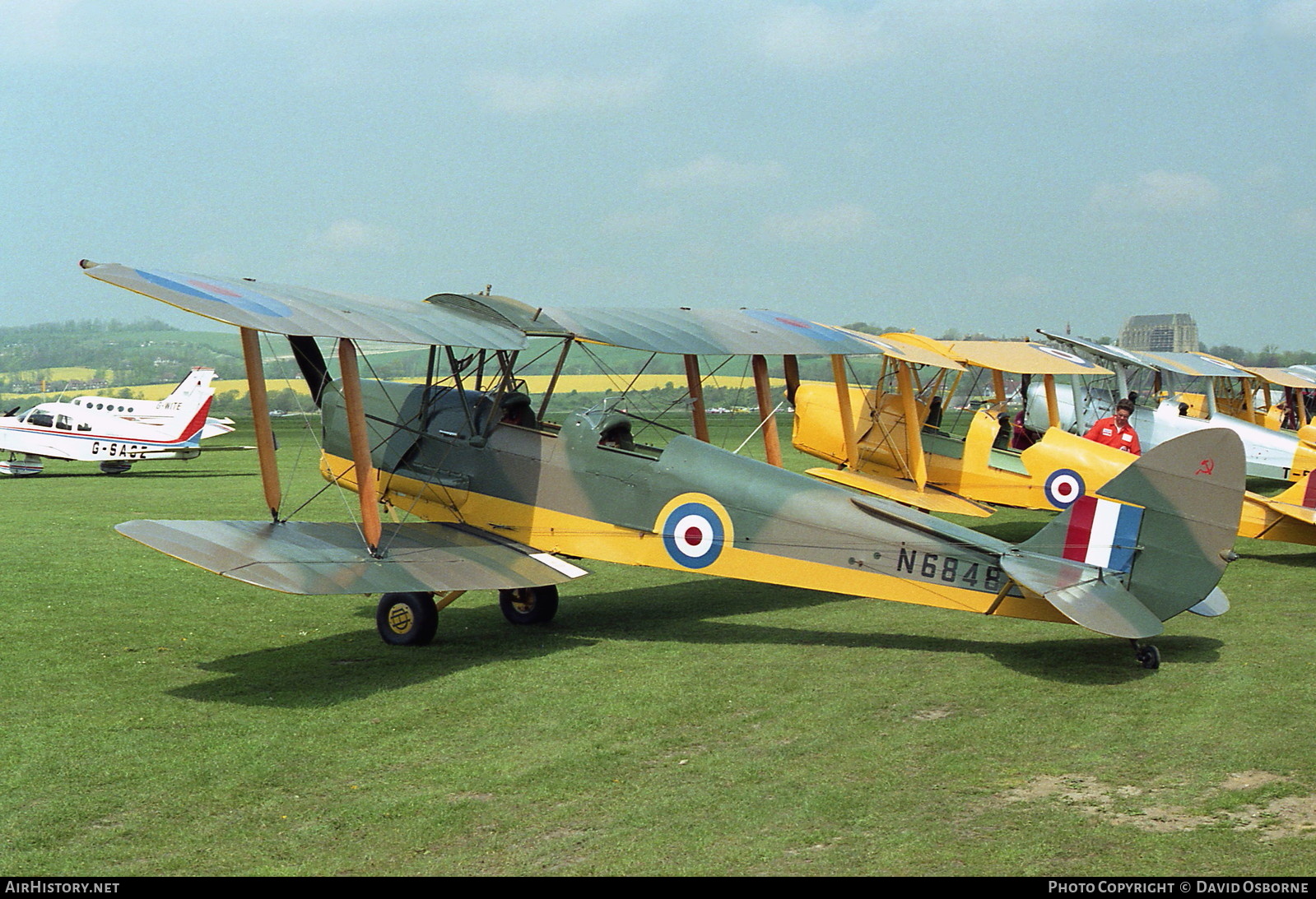 Aircraft Photo of G-BALX / N6848 | De Havilland D.H. 82A Tiger Moth II | UK - Air Force | AirHistory.net #733564