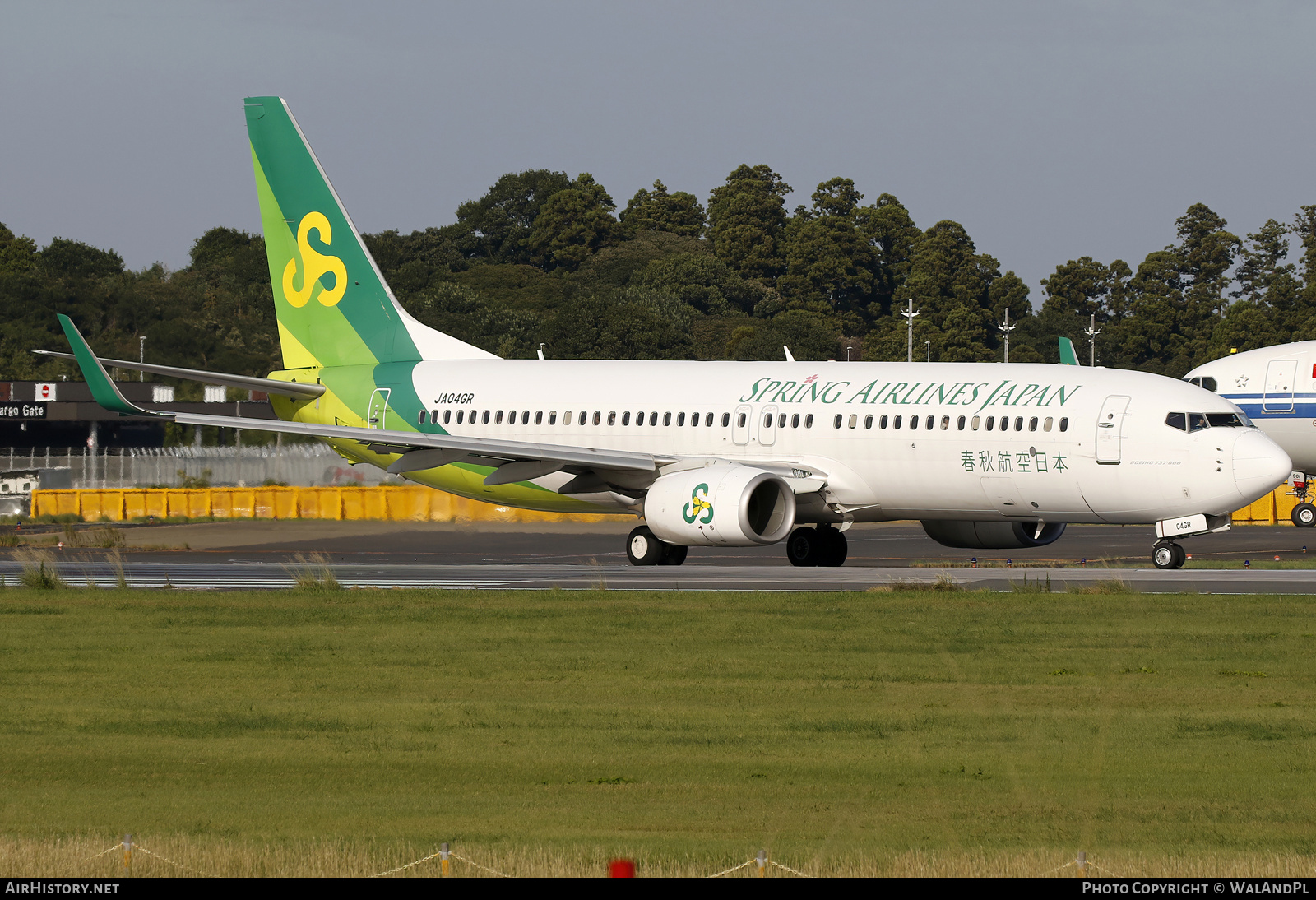 Aircraft Photo of JA04GR | Boeing 737-800 | Spring Airlines Japan | AirHistory.net #733588