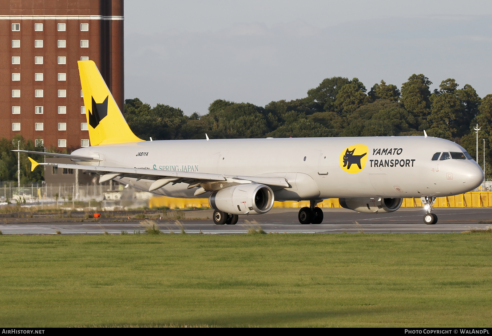 Aircraft Photo of JA81YA | Airbus A321-231/P2F | Yamato Transport Global | AirHistory.net #733599