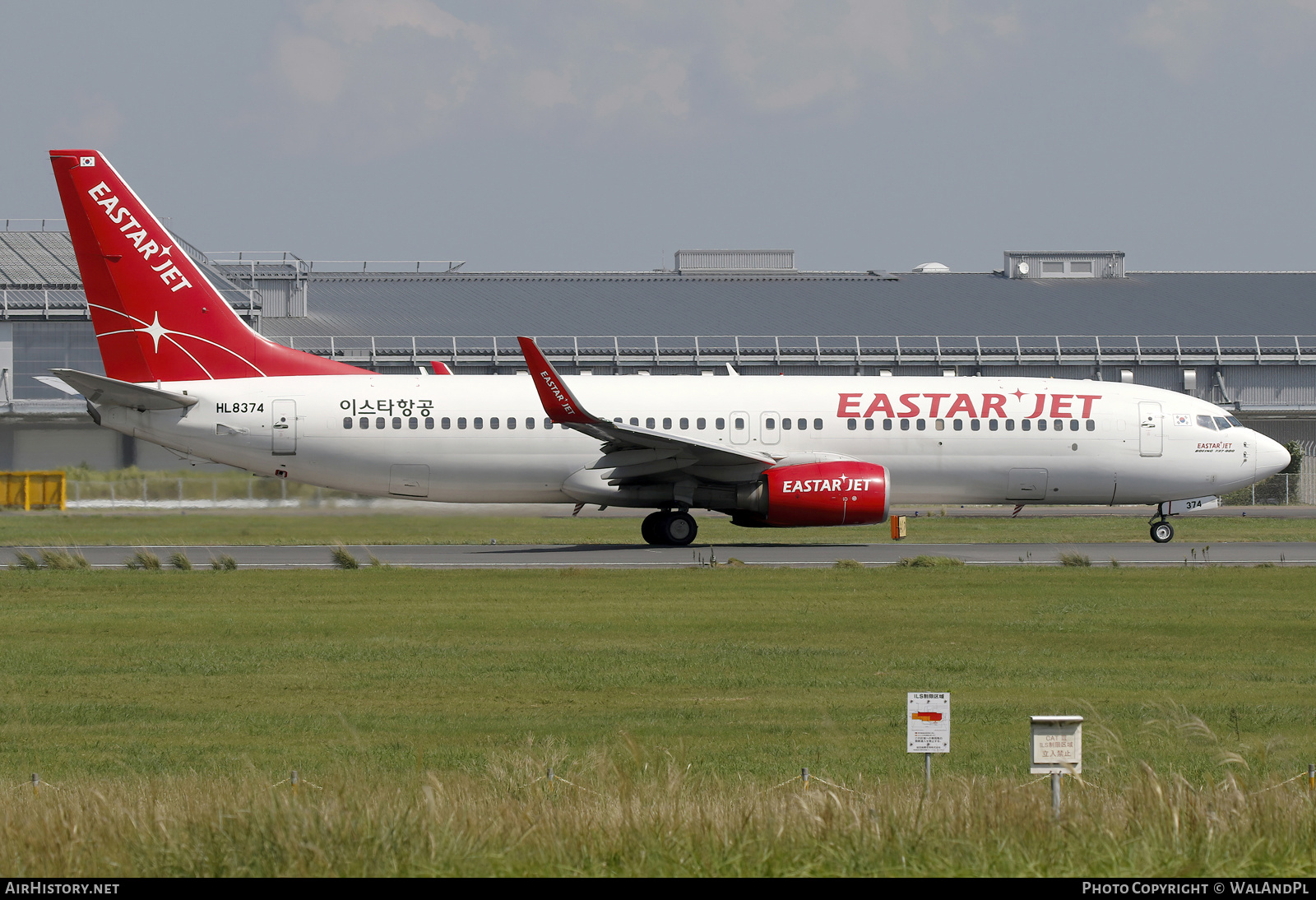 Aircraft Photo of HL8374 | Boeing 737-86N | Eastar Jet | AirHistory.net #733612