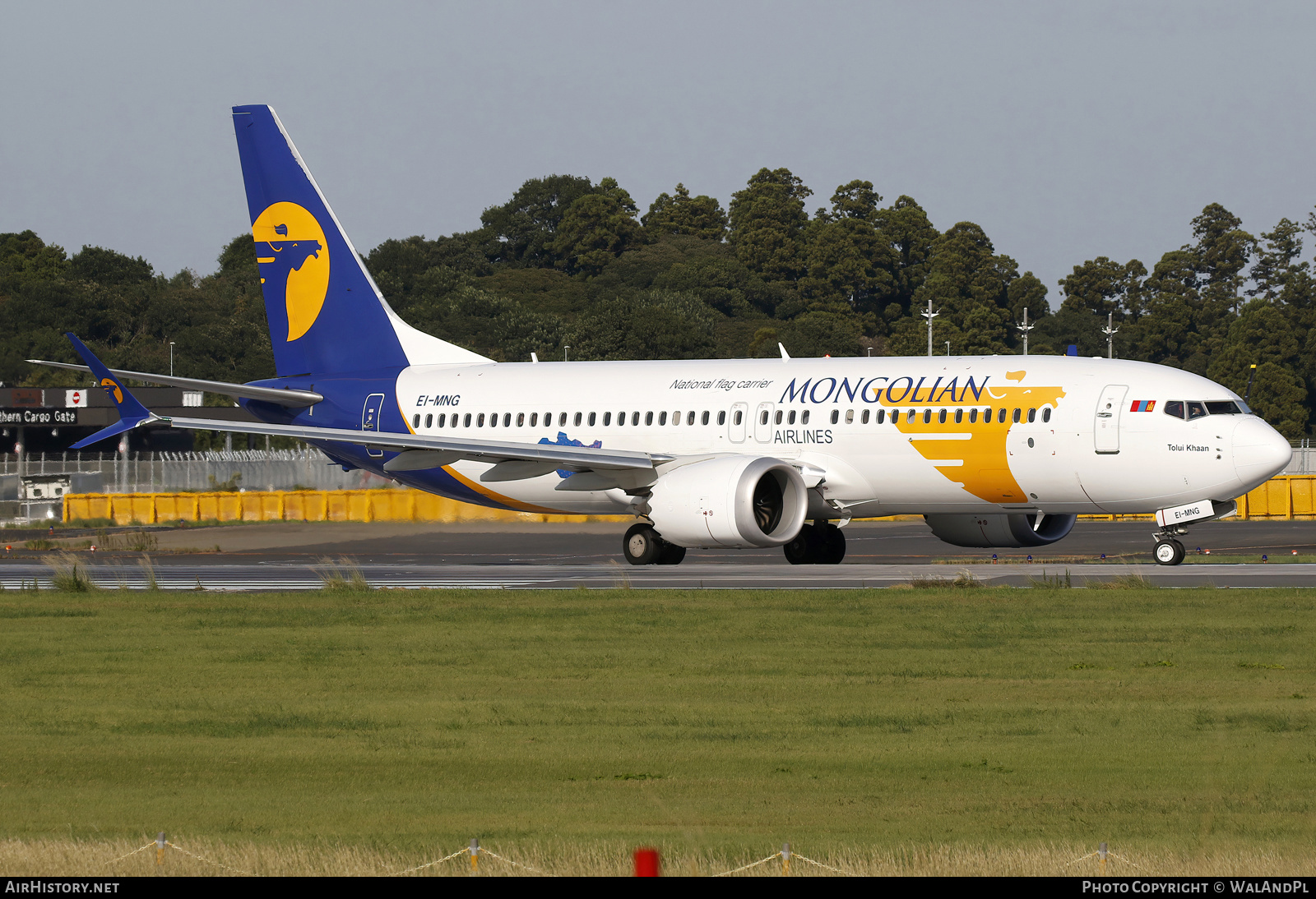 Aircraft Photo of EI-MNG | Boeing 737-8 Max 8 | MIAT Mongolian Airlines | AirHistory.net #733617