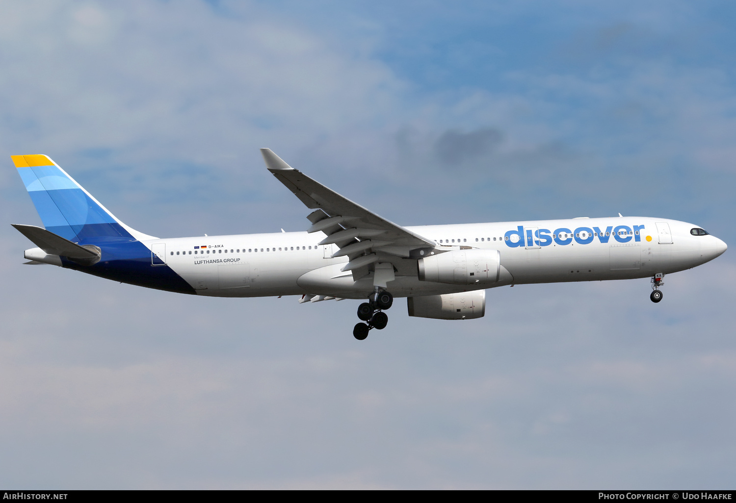 Aircraft Photo of D-AIKA | Airbus A330-343 | Discover Airlines | AirHistory.net #733625