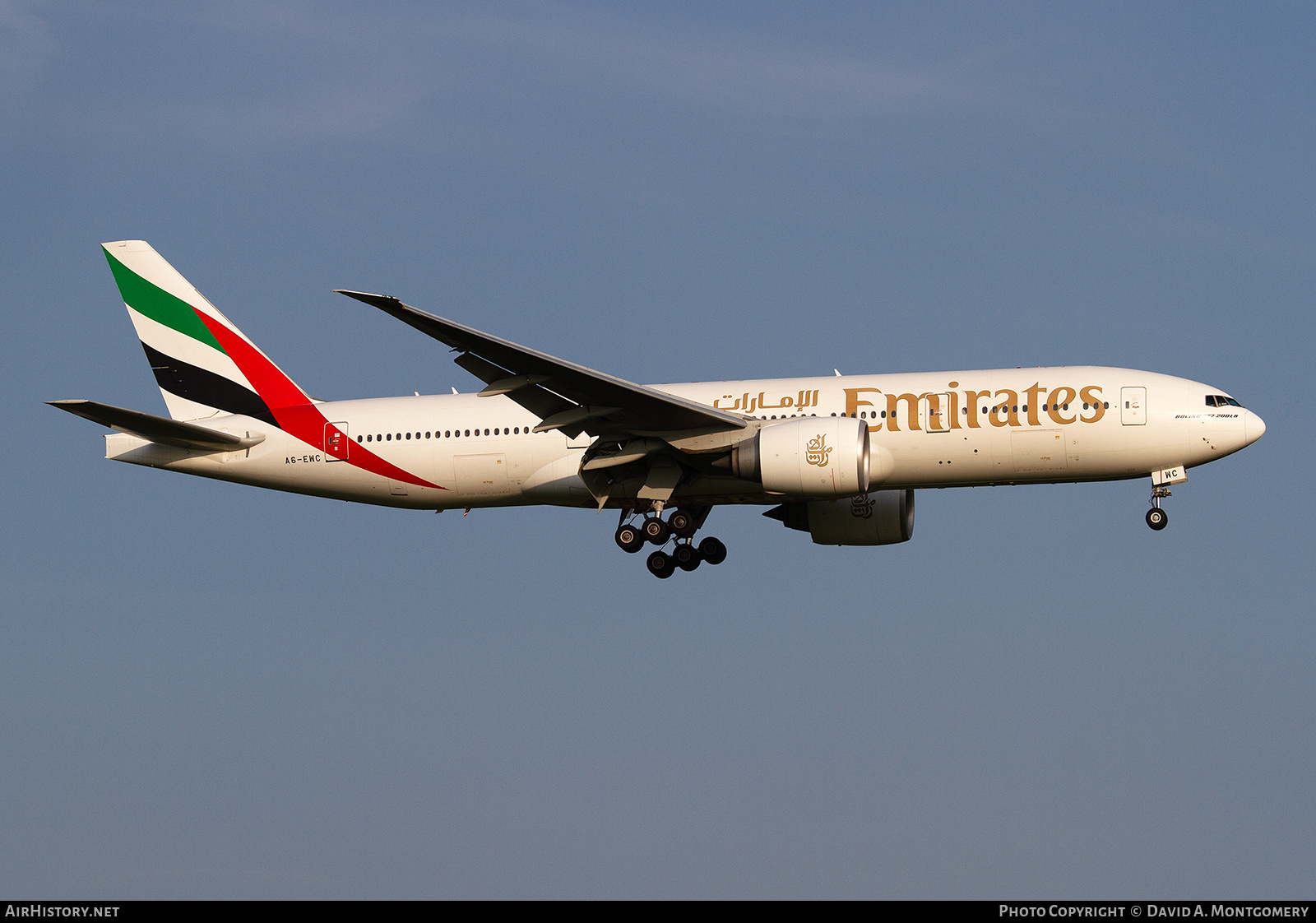 Aircraft Photo of A6-EWC | Boeing 777-21H/LR | Emirates | AirHistory.net #733627
