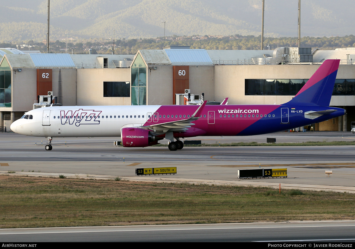 Aircraft Photo of HA-LVD | Airbus A321-271NX | Wizz Air | AirHistory.net #733640
