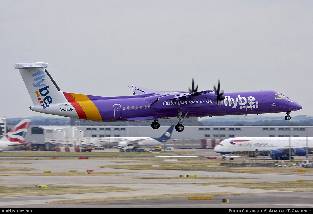 Aircraft Photo of G-JEDR | Bombardier DHC-8-402 Dash 8 | Flybe | AirHistory.net #733671