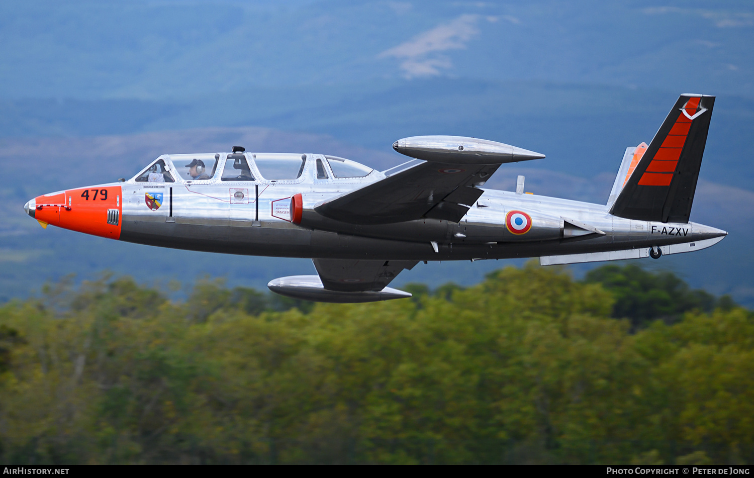 Aircraft Photo of F-AZXV / 479 | Fouga CM-170 Magister | France - Air Force | AirHistory.net #733673