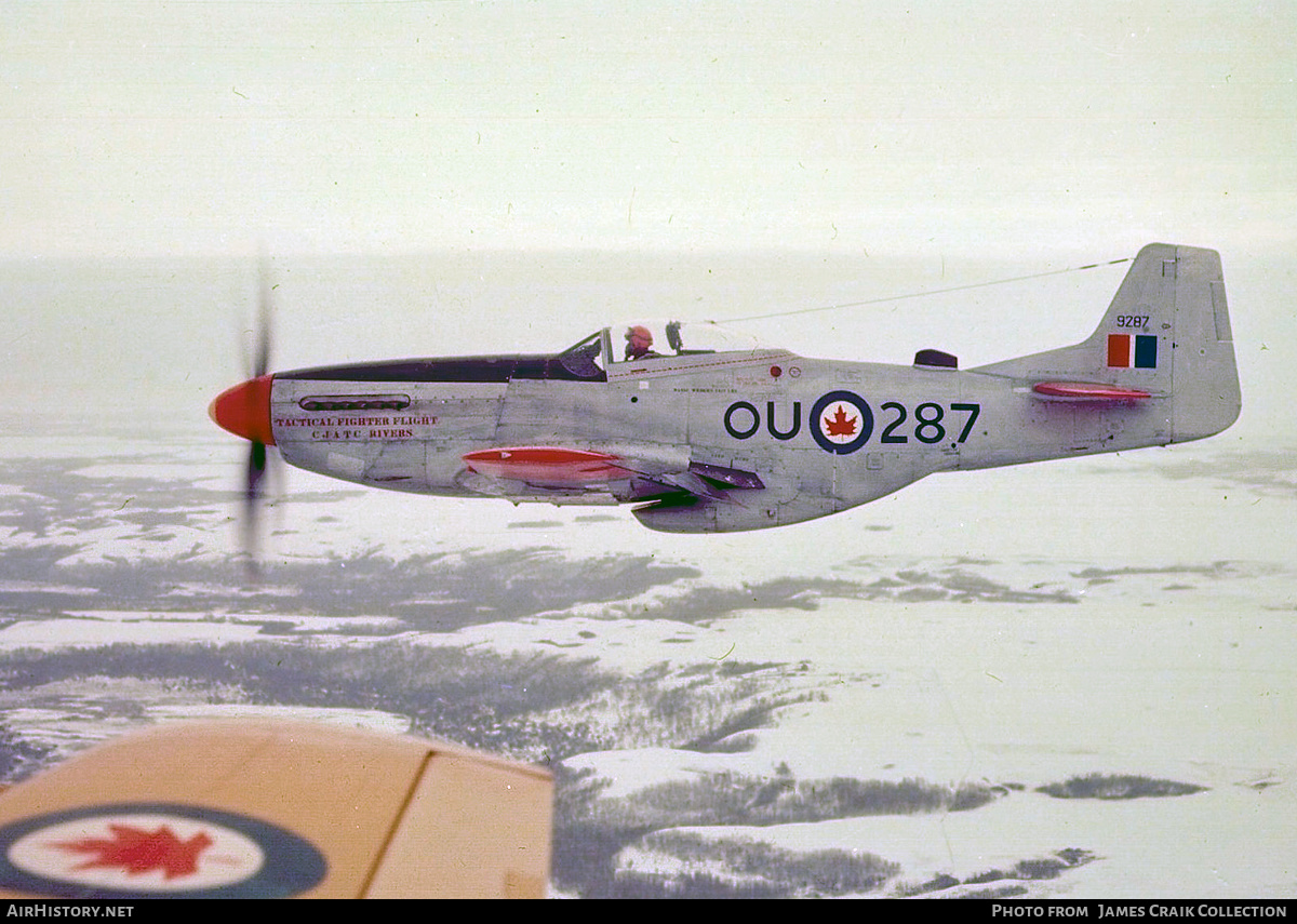 Aircraft Photo of 9287 | North American P-51D Mustang Mk4 | Canada - Air Force | AirHistory.net #733697